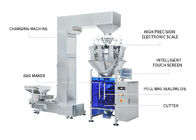 Herbatniki Chips Pouch Multihead Weigher Packing Machine 600kg 10 Head